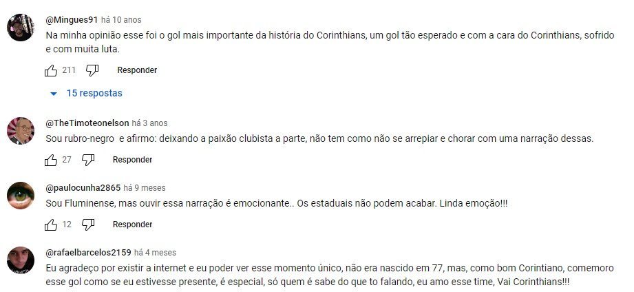 Comentários sobre o emocionante GOL do Corinthians no título Paulista de 1977