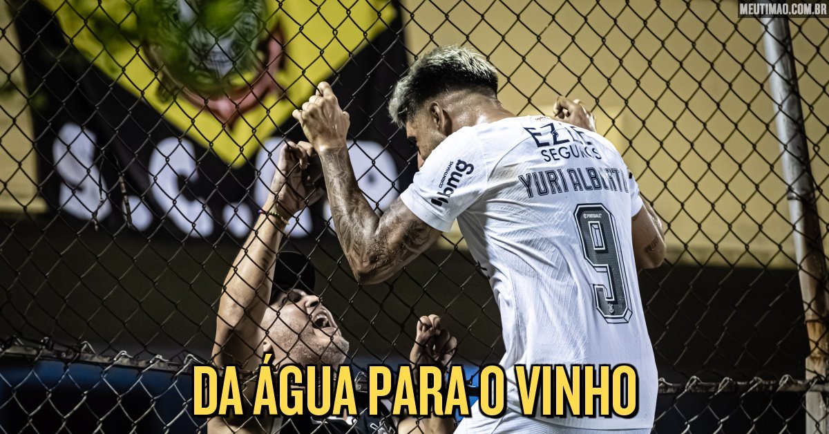 Yuri Alberto é o artilheiro do Timão com seis gols